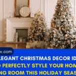 60 Elegant Christmas Decor Ideas to Perfectly Style Your Home Living Room This Holiday Season