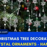 Christmas Tree Decoration Crystal Ornaments 18 Pcs Review: Xmas Holiday Decor