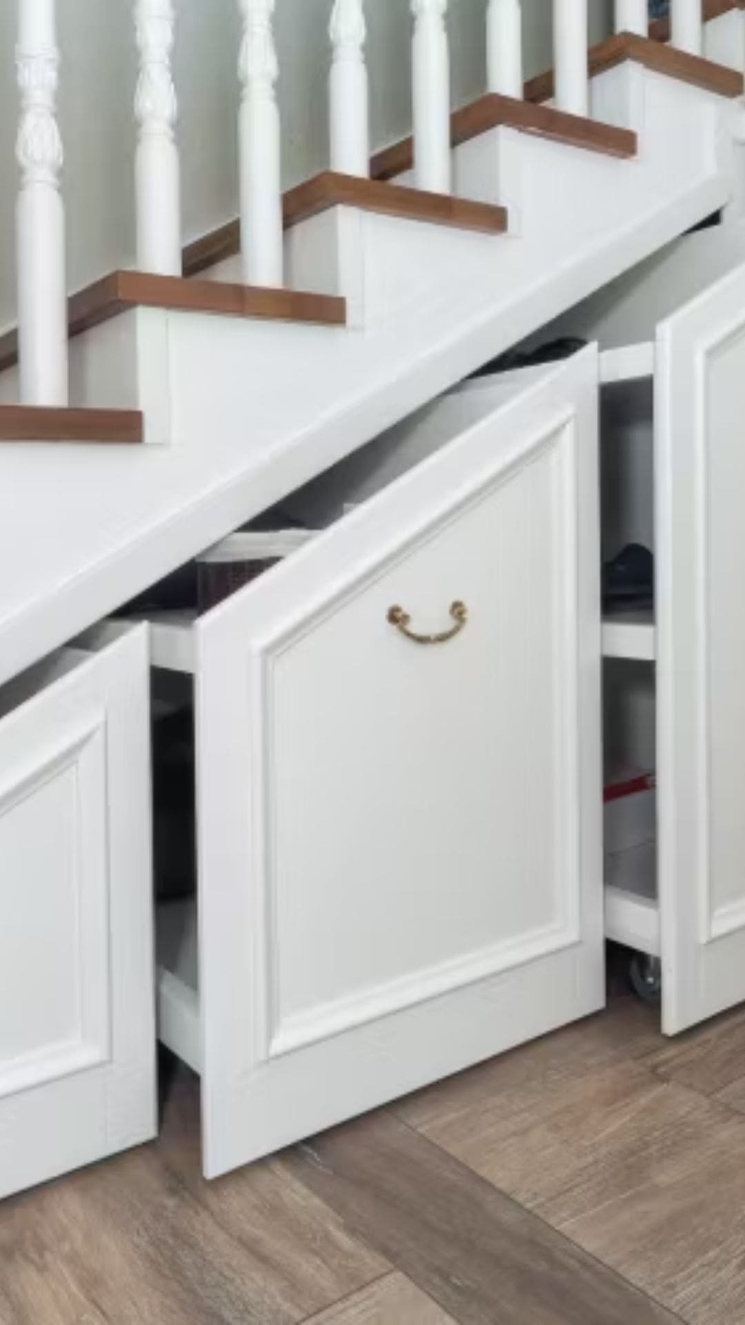 Creative Closet for Hidden Storage Under Stairs