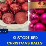 KI Store Red Christmas Balls – 34-Piece Set for Festive Holiday Decorating