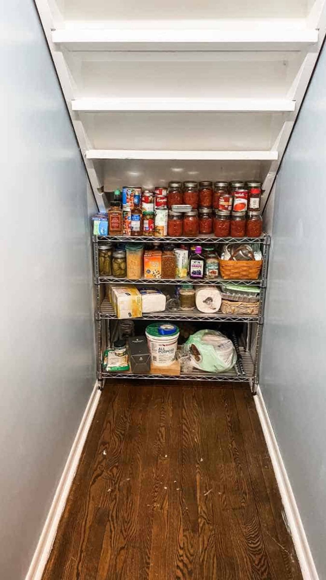 Small Space Under Stairs Ideas for a Pantry