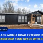 35 Black Mobile Home Exterior Ideas: Transform Your Space with Style