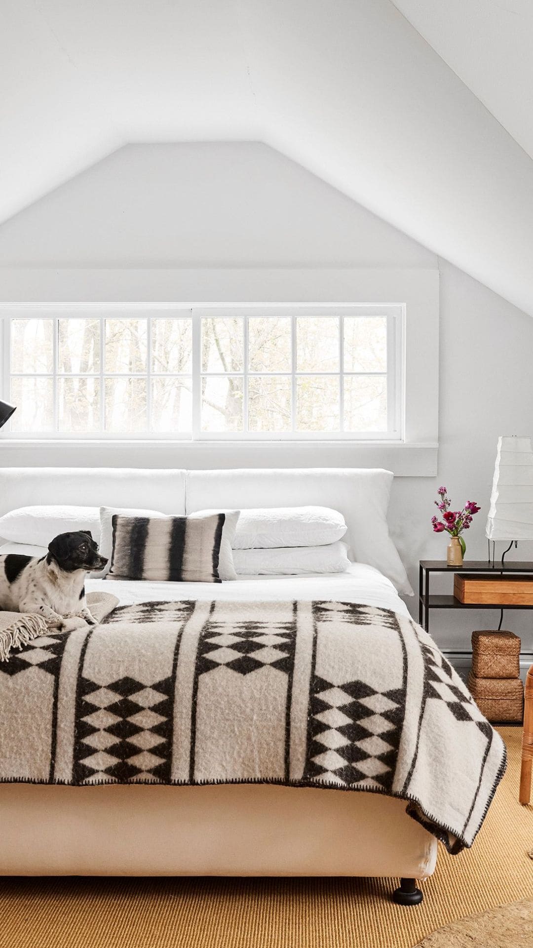 Cottage-Inspired Small Attic Bedroom Ideas with Low Ceilings