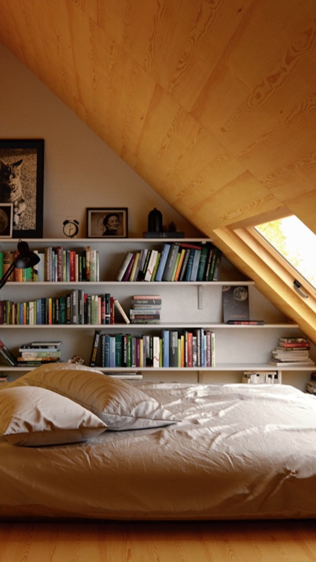 Small Attic Bedroom Ideas with Rustic Decor and Low Ceilings